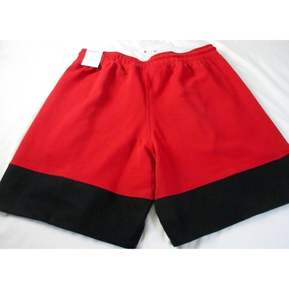 Nike Men's Jordan Jumpman Fleece Logo Shorts Gym Red White Black NWT DA7204-687 - Picture 4 of 6